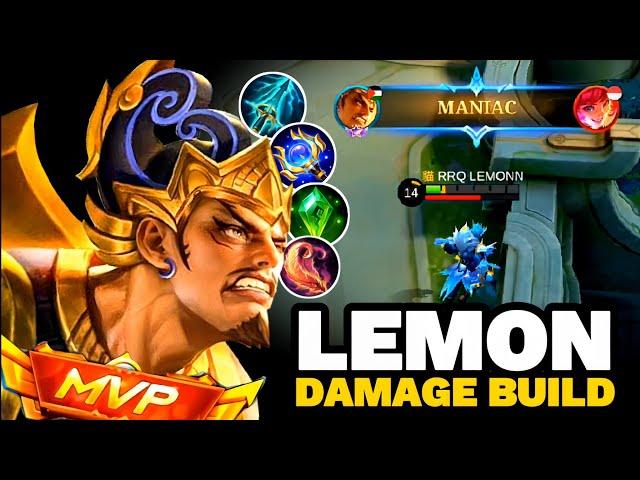 BUILD GATOTKACA LEMON‼️Damage Gila Musuh Auto Nangis