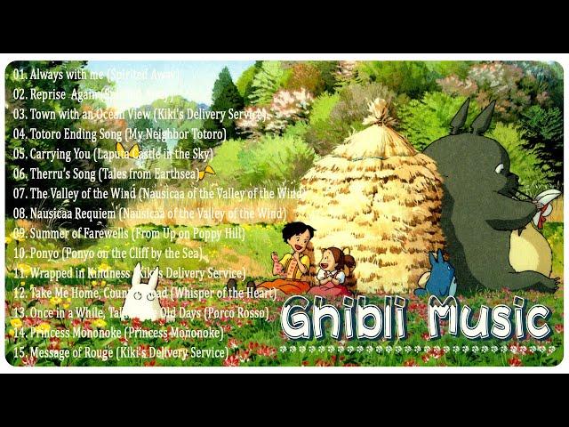 Best Ghibli Collection  Relaxing Ghibli Piano  The Best Piano Ghibli Collection Ever