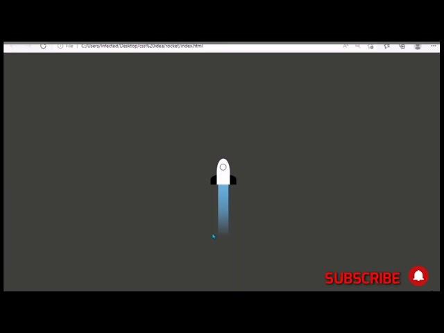 Rocket Animation| HTML | CSS | JS