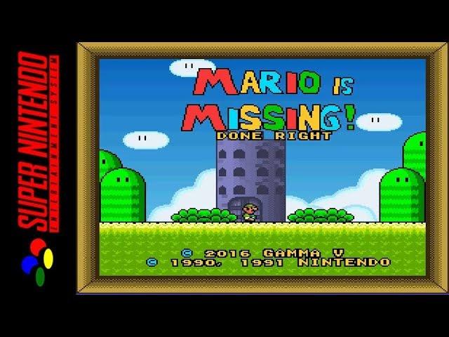 [Longplay] SNES - Mario is Missing! Done Right [Hack] (HD, 60FPS)