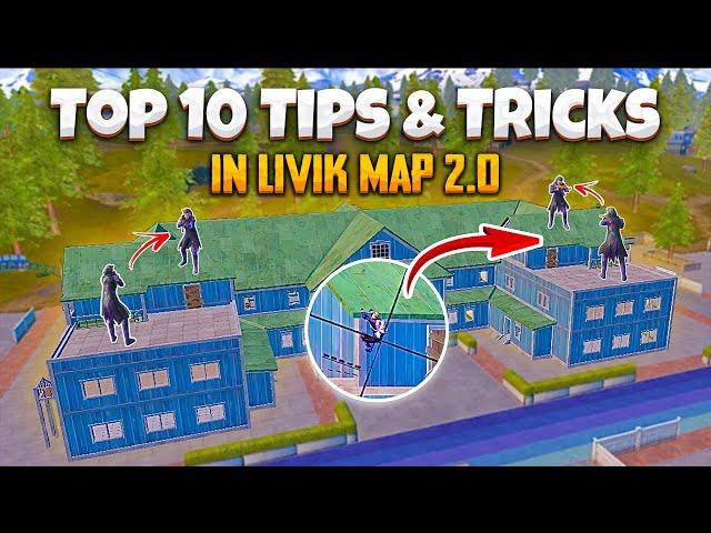 Top 10 Tips And Tricks in Livik Map 2.0  | PUBG MOBILE / BGMI  Noob  to Pro  Guide/Tutorial