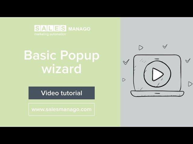 Basic Popup wizard