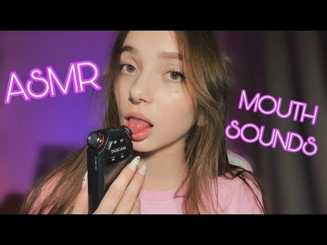 ASMR STICKY MOUTH SOUNDS on TASCAM 🫦