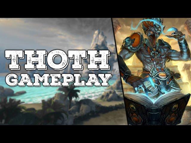 SMITE THOTH GAMEPLAY | The "nearly glitch-free" mage | PTS Premade