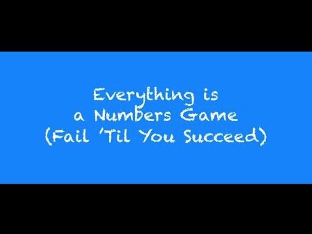 Coach Red Pill - Everything is a Numbers Game Fail ‘Til You Succeed