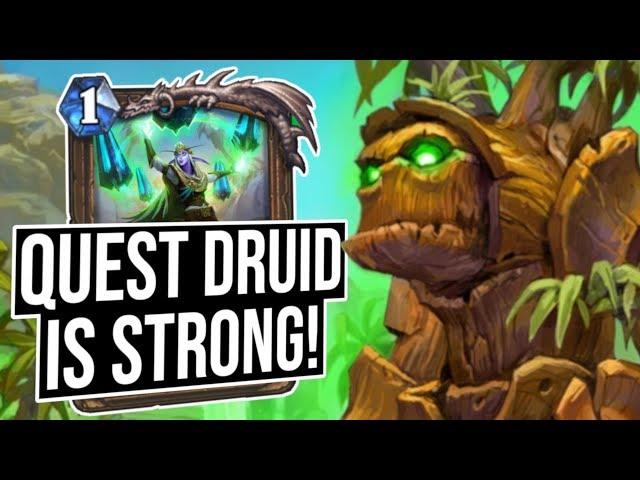 Quest Druid Is A STRONG Performer!! | Saviors of Uldum | Hearthstone