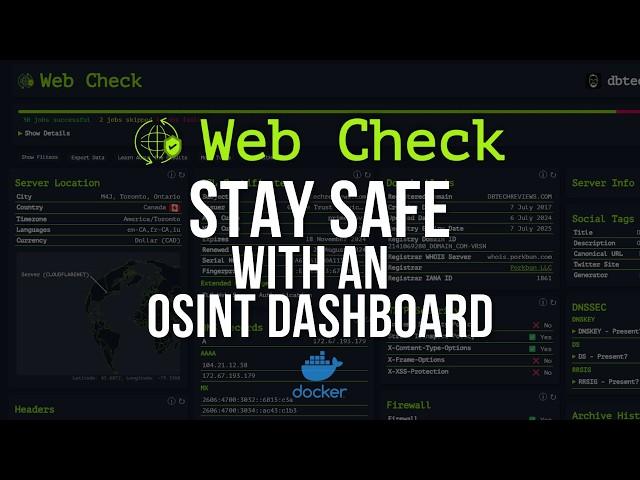 Web Check - An OSINT Tool to Reveal Potential Website Threats