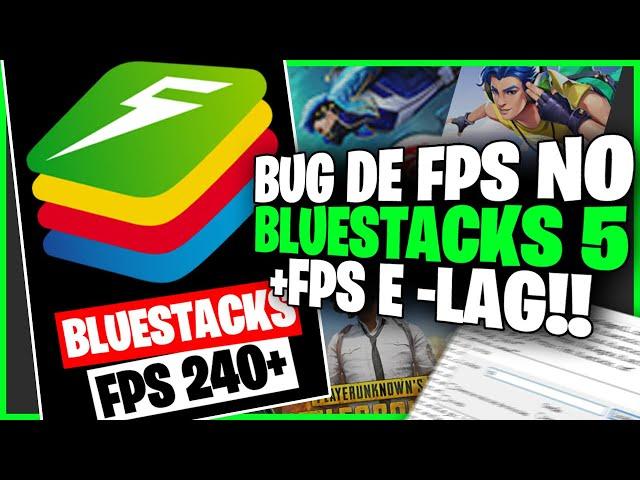 COMO RODAR LISO O FREE FIRE NO BLUESTACKS 5 BUG DE FPS NO BS 5