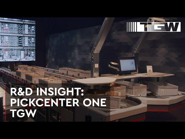 R&D (Research & Development) Insight: PickCenter One | TGW