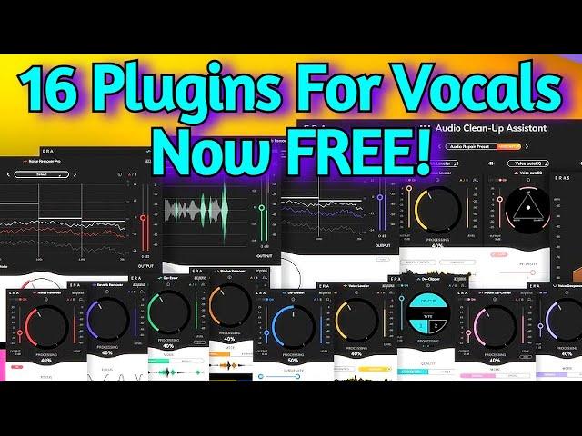 16 FREE VST Plugins by Accusonus For VOCALS (Era Bundle) - Overview & Audio Examples