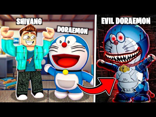 DORAEMON TURNED INTO EVIL DORAEMON  IN ROBLOX!