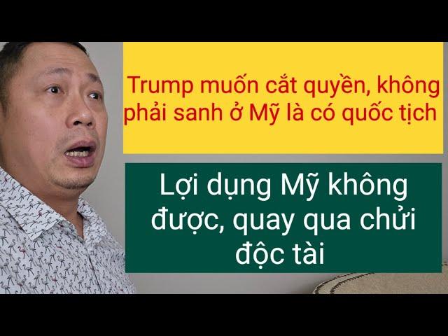 Cái quốc tịch Mỹ là cái tholớ gì, mà Việt Kiều thất bại không dám từ bỏ ?