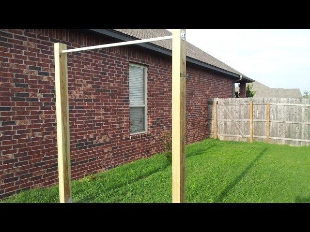 DIY Extreme Outdoor Pullup Bar