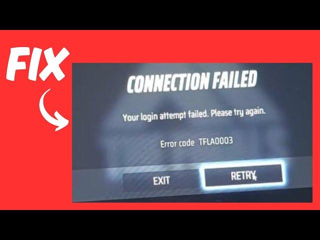 Fix "Your login attempt failed" in The Finals | Error Code: TFLA0003 in The Finals