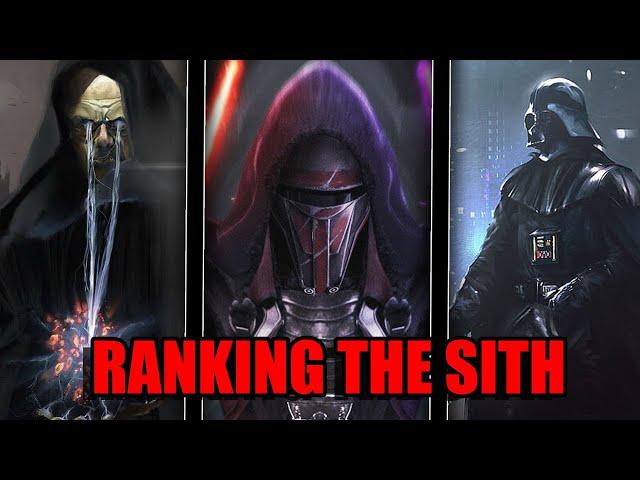 Every Sith From Weakest To Strongest