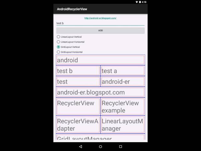 set SpanSizeLookup to GridLayoutManager of RecyclerView