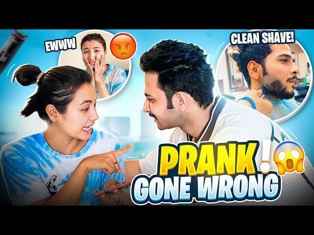 She got angry on my new look || Prank on her