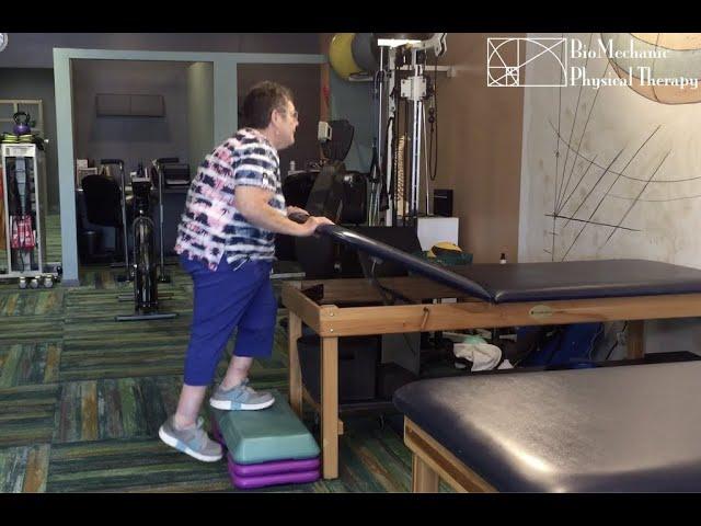 Don't tell her she will never walk again! From wheelchair to walking with help of physical therapy.