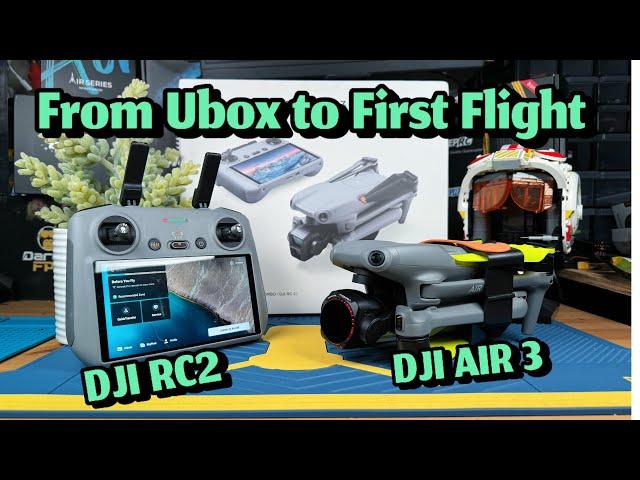 The Actual DJI Air 3 Beginner’s Setup Guide | A Detailed Walkthrough from unbox to first flight