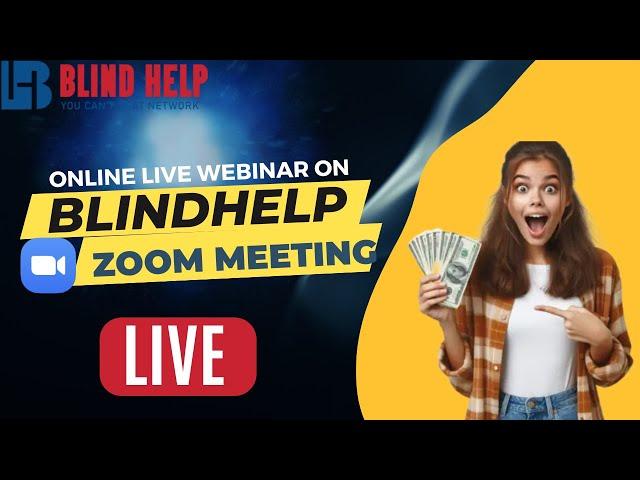 BlindHelp Zoom Meeting Live