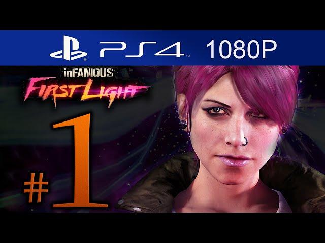 Infamous First Light Walkthrough Part 1 [1080p HD] - First 30 Minutes! - No Commentary