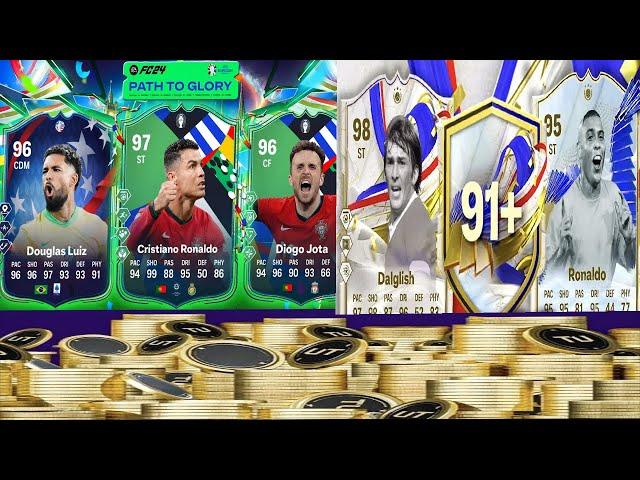 BEST PATH TO GLORY PACK OPENING | 91+ ENCORE ICON PLAYER PICKS RTG #62 FC 24 ULTIMATE TEAM