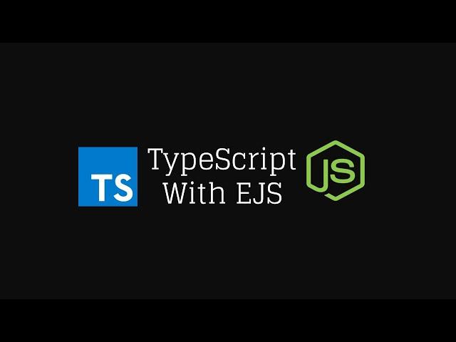 Typescript With EJS and Express