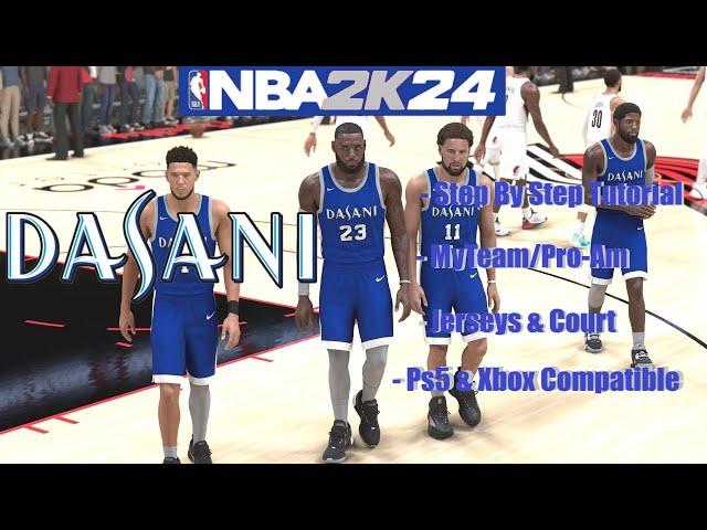 NBA 2k24 - Best MyTeam/Pro-Am Jerseys - Dasani Water