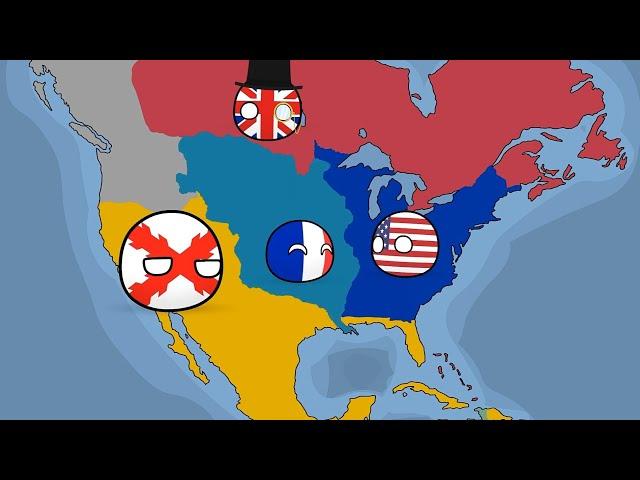 History of USA - Countryballs