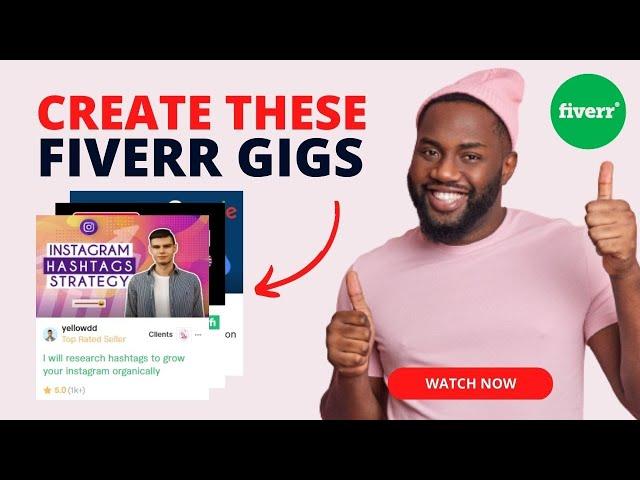 Unbelievable Way to Make Money on Fiverr - Low Competition GIGS!