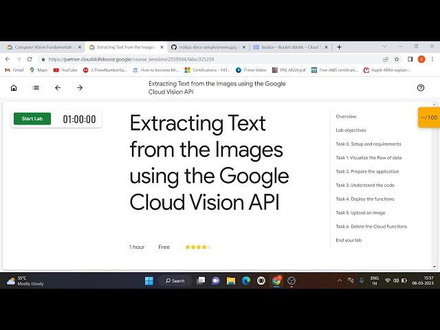 Extracting Text from the Images using the Google Cloud Vision API | Google Cloud Platform