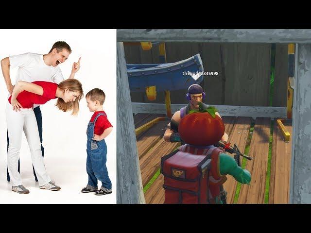 Trolling Most OUT OF CONTROL RAGING Kid In FORTNITE