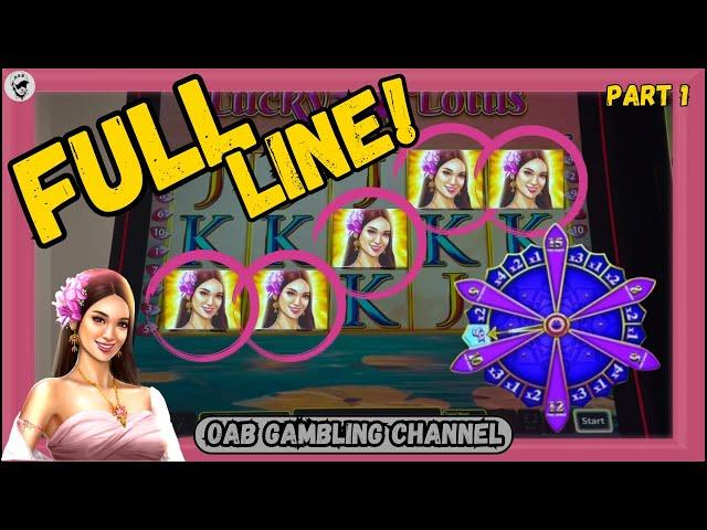 FULL LINE On Lucky Lotus!  Super Bonus Joker, Eggspendables, Stacked Fire 7s Big Spins & More!