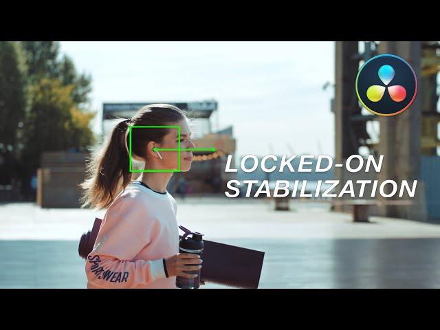 LOCKED-ON STABILISATION Effect in Davinci Resolve 16