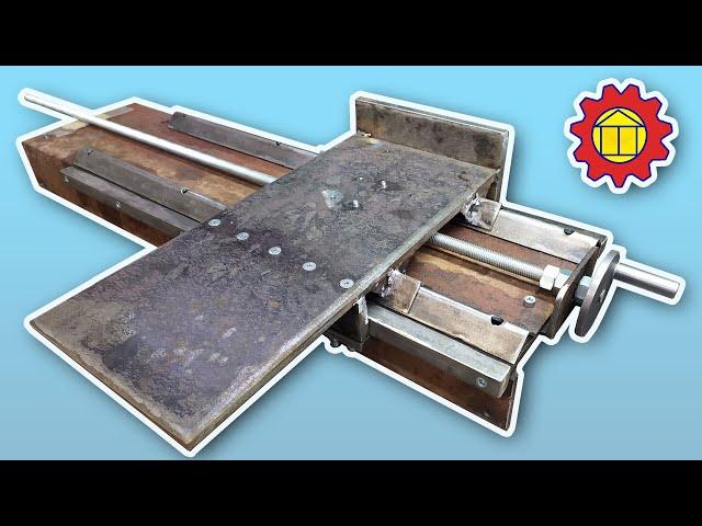 Homemade lathe to metal made from scrap, longitudinal feed, part 2