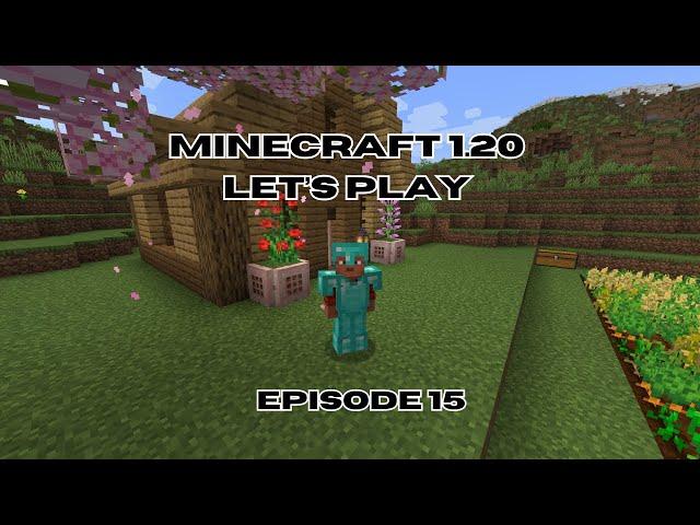 Finding an ancient city and diamond haul - Minecraft 1.20 Let's Play episode 15