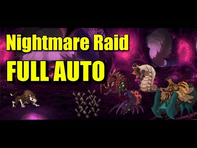 FULL AUTO - ALL BOSSES - Nightmare Raid - A step by step walkthrough of Auto Clear teams