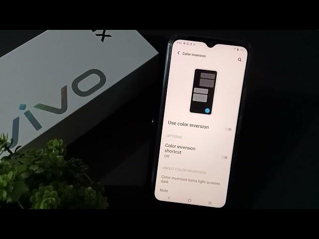 how to use colour inversion vivo t1x, vivo colour inversion setting