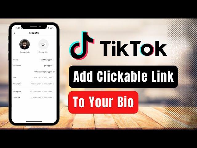 How to Add a Clickable Link to TikTok Bio !