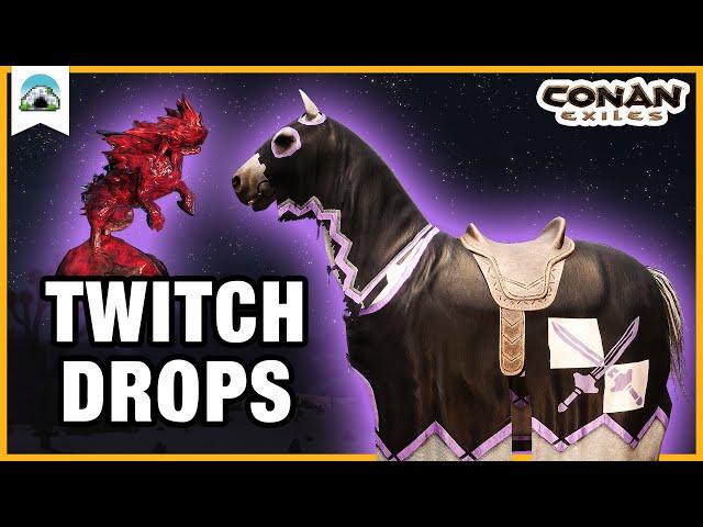 Midnight Caparison TWITCH DROP: Unlock Your Horse Armor | Conan Exiles: Age of War