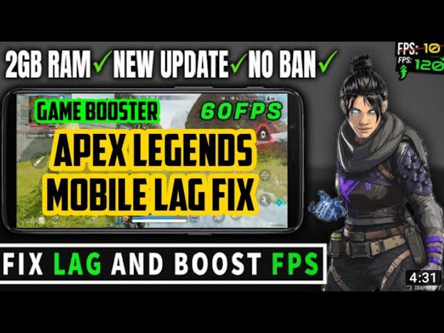 How to FIX LAG in Apex Legends Mobile ||  MAX FPS Tips and Tricks || game booster