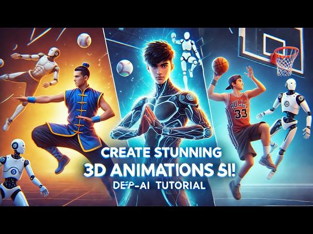 Create Stunning 3D Animations with Video & Text | DeepMotion Gen-AI Tutorial