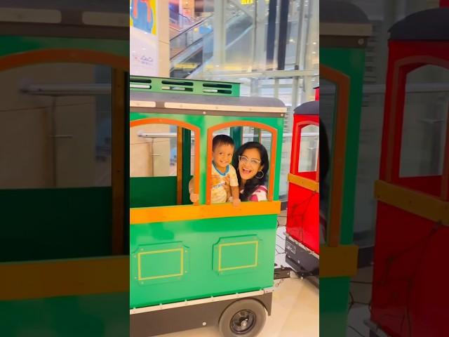 Chuk chuk train in Lulu  #shorts #toddlerlife #toytrain