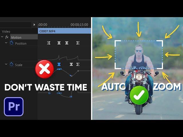 STOP Keyframing to Zoom In & Out in Premiere Pro!