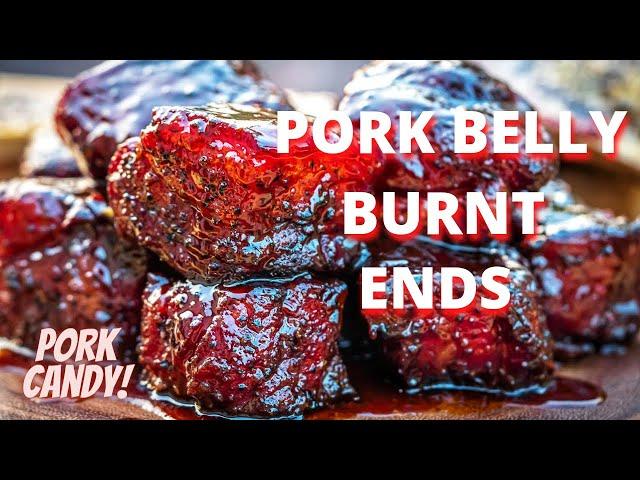 Pork Belly Burnt Ends | Smoked Pork Belly Burnt Ends On A PK Grill Original