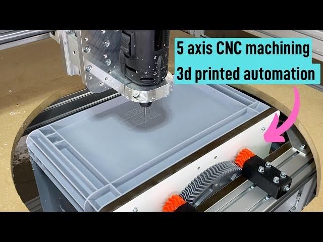 3+2 axis CNC - 3d printed automation #006