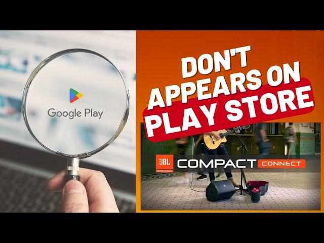 How do you install JBL COMPACT CONNECT on Updated Androids Devices - 2023