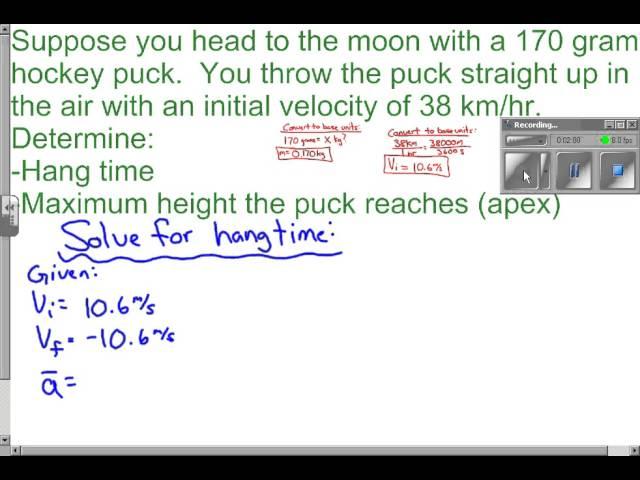 1 dimensional toss example