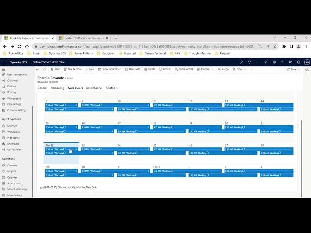 Dynamics 365 CRM Customer Service Resource Scheduling