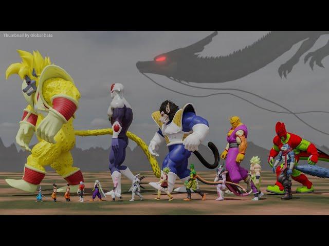 Dragon Ball Size Comparison 3D | 3D Animation Size Comparison